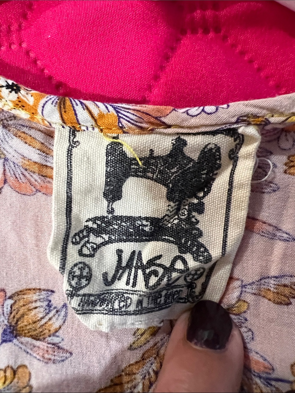Jaase Mustard Floral Boho Peasant Blouse - Picture 2 of 9
